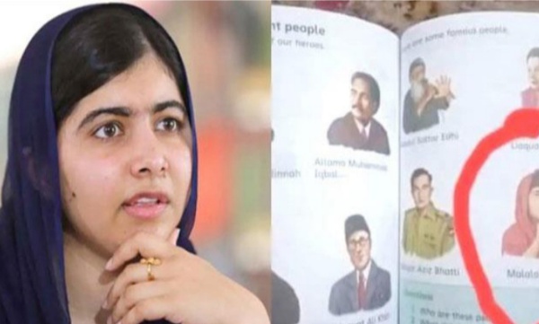 Pak officials seized text books having Malala's photo