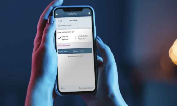 Family visiting visa process started 