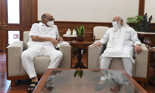 sharad Pawar Meets PM Modi 