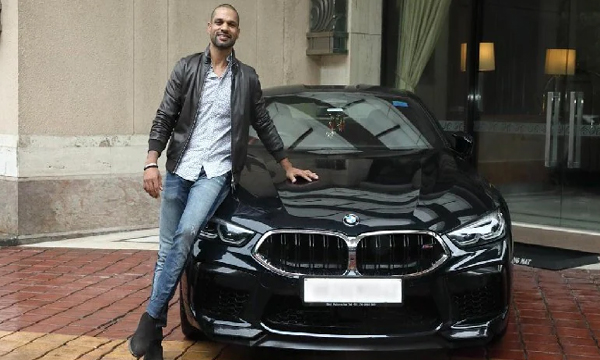  cricketer-shikhar-dhawan-brings-a-brand-new-bmw-m8-