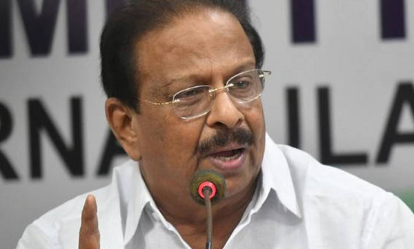 K Sudhakaran against LDF Govt