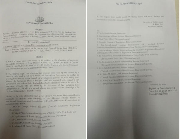 AMT demands Cardinal Alenchery's resignation on land deal