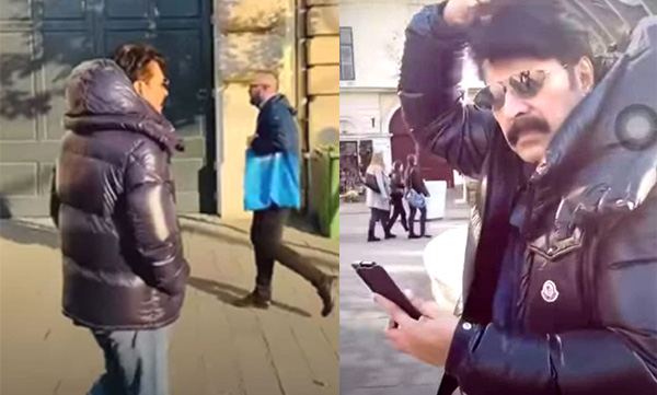 Megastar Mammootty in Hungary with stylish look; Video goes viral