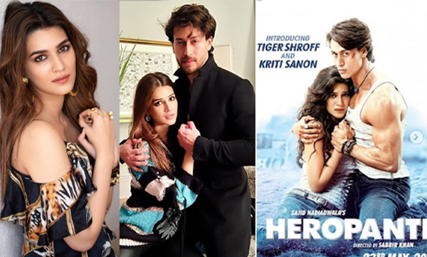Kriti Sanon Shares cute picture with Tiger Shroff as their debut movie 'Herpanthi' completes 5 years