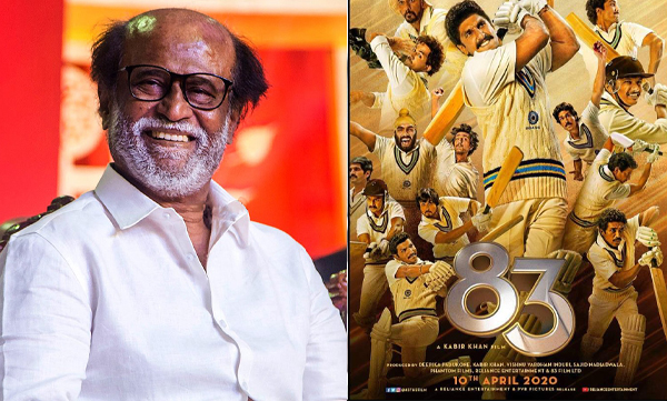 Rajanikanth says that '83' is a magnificent movie through twitter