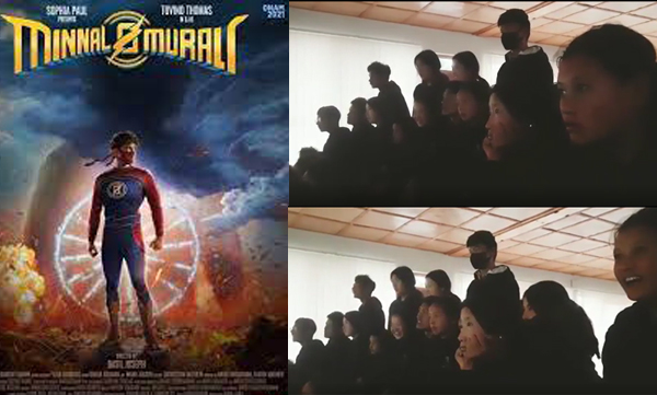 Director Basil Joseph shares a video of chinese students watching 'Minnal Murali' with excitement