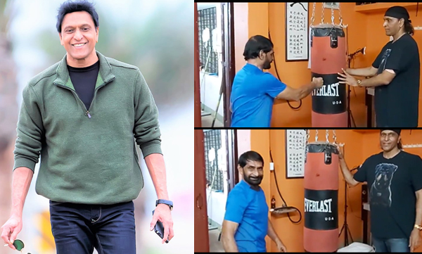 Actor Babu Antony shares video of meeting his first teacher in Martial Arts