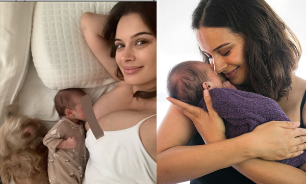 Evelyn sharma reacts to the trolls of her breastfeeding images