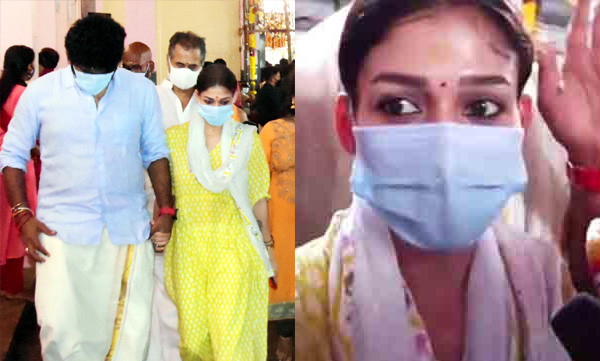 nayanthara vikhnesh visit chottanikkara temple makam festival 