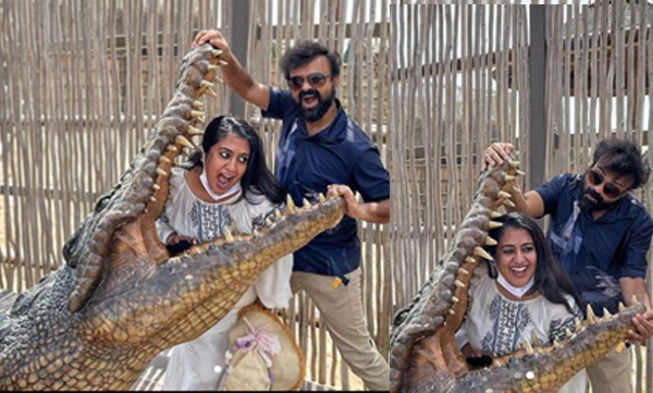 Kunchakko Boban shares dubai safari pictures of him and wife priya