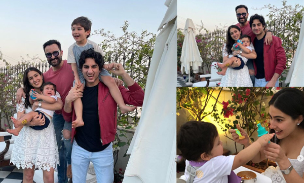 Sara Ali Khan shares beautiful family pictures along with their brothers and Father