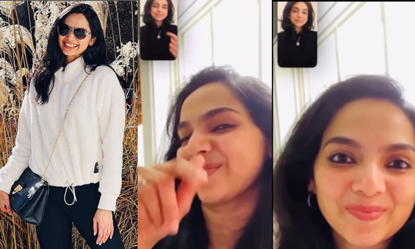 Samvritha Sunil shares new instagram trending challenge