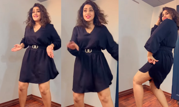 Shamna Kasim dances for vijay Arabic Kuthu Song