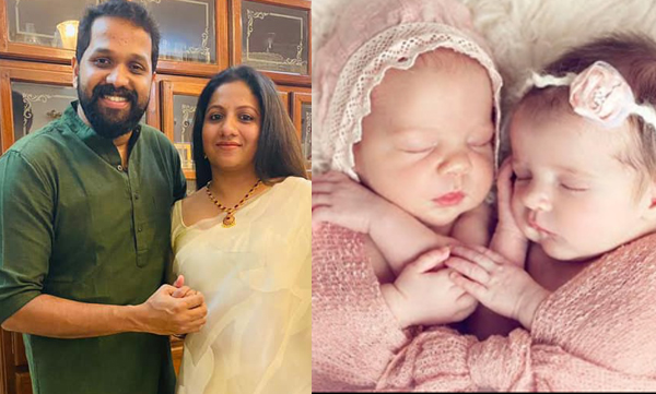 Director Arun Gopy and wife blessed with twins