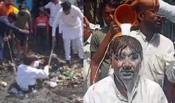 AAP councilor jumps into drain to clean it