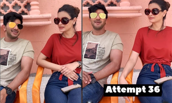 Dulquar Salman teaching malayalam to bollywood actress diana penty