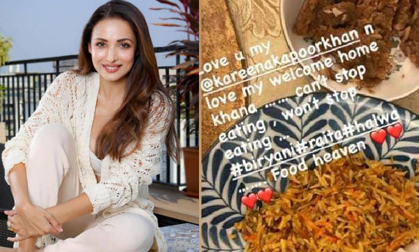 kareena-kapoor-sent-biriyani-to-malika-arora-malika-share-photos-at-instagram