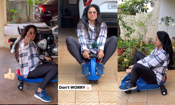 Sameera Reddy's cute video against petrol price hike goes viral 