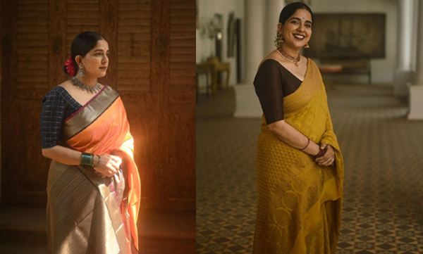 Aparna Nair looks stunning in Kanchipuram saree