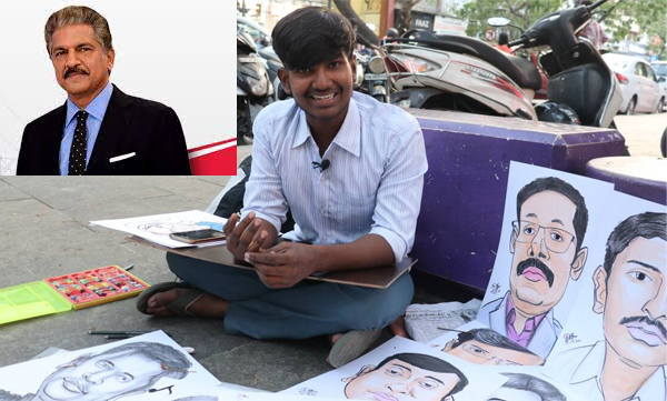 Anand Mahindra shares the story of an incredible artist