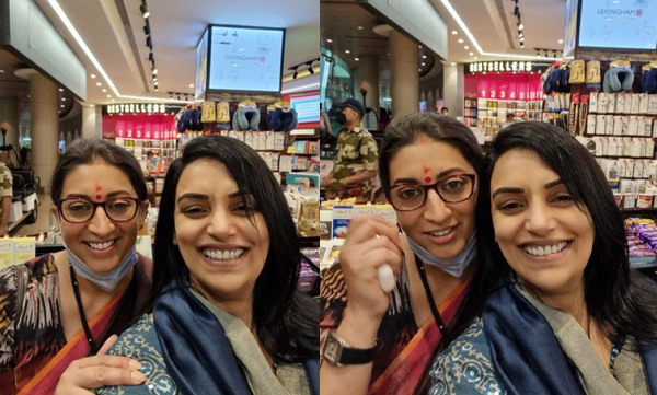 Shweta Menon shares the joy of meeting Union Minister Smriti Irani