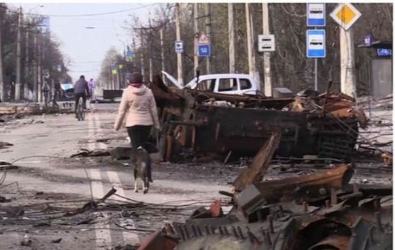 Bomb attack in ukrine 