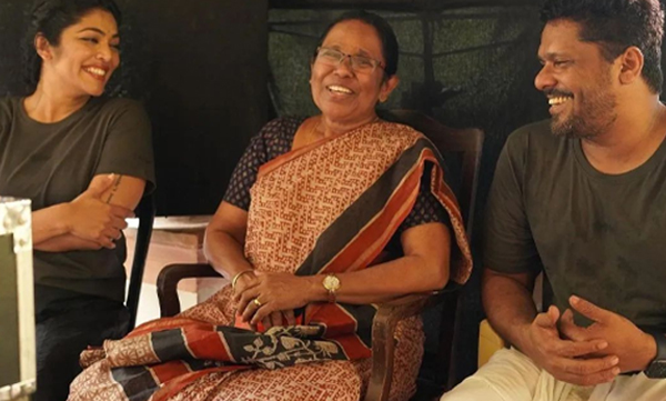 KK Shylaja Teacher visits Neelavelicham Movie Location, Ashique Abu shares the photo