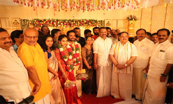 k.surendran son get married 