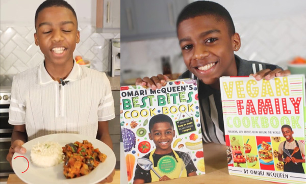 Omari McQueen, who is 13, a Vegan chef became an inspiration not only for kids also for youth
