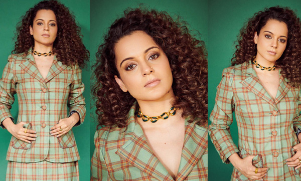 kangana-ranaut-in-check-green-cute-outfit-pictures-viral