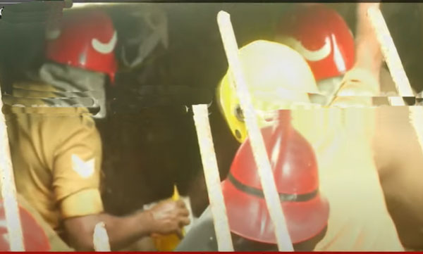 soil erosion at tvm ; one trapped