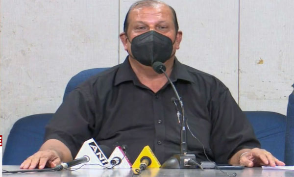 p.c george meets press