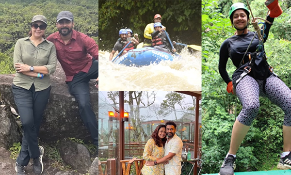 Surya enjoying vacation trip with family