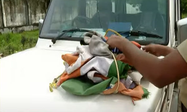 Dishonor to National flag in Kochi