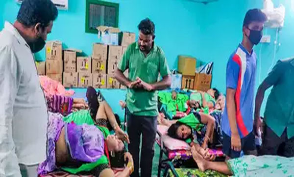 100 hospitalized after gas leak in Andra pradesh