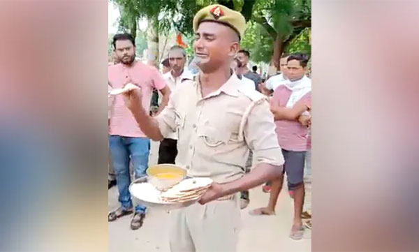 UP Cop Breaks Down Over Mess Food 