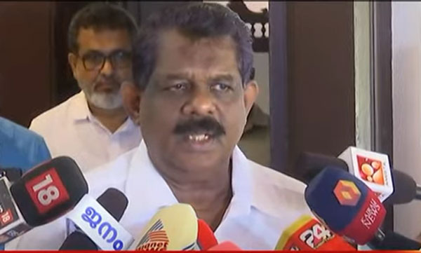 Transport minister Antony raju meets media