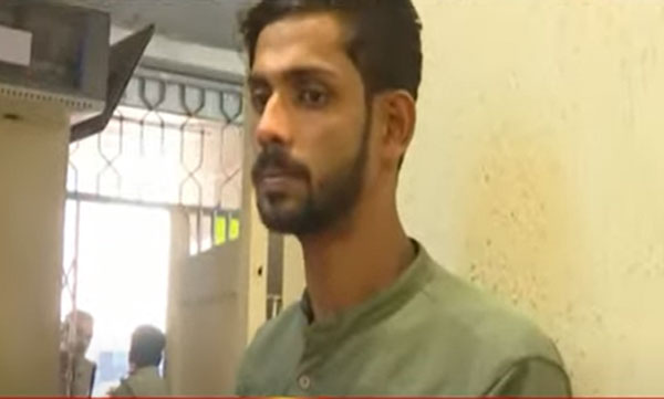 drug case accused  attacks police in Kannur