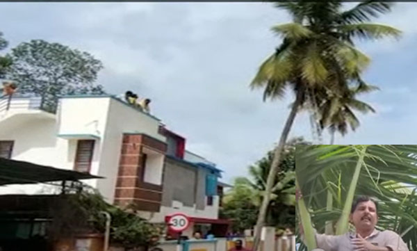 Suicide threat by builder