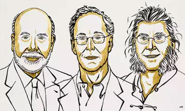 Trio get Economics Nobel for research on banks,  financial crisis