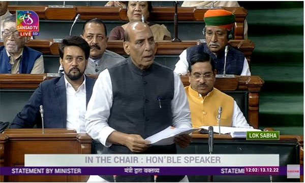 China tried to change status quo in Arunachal, we forced them to retreat, says Rajnath Singh