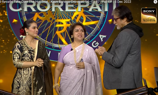 Revathy and Kajol wins hearts of audience in Kaun Banega Crorepathi
