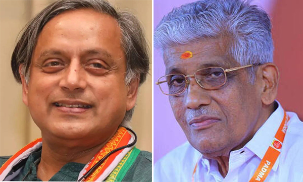 G. Sukumaran Nair praises Sashi Throor on Mannam  Jayanthi meet