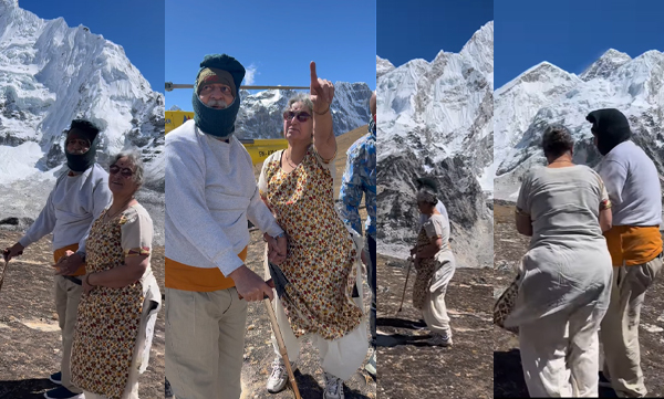 78 year old man from maharashtra fulfils his lifelong dream of seeing everest up close with his wife