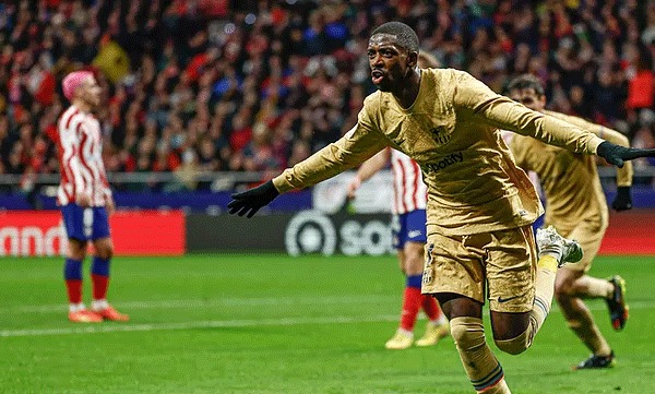 Barcelona moved three points clear at the top