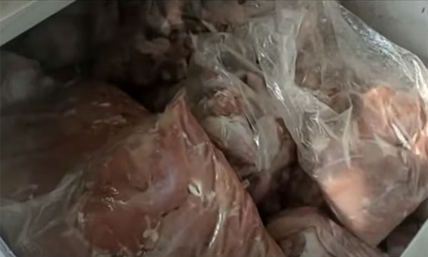 meat and oil caught in kalamassery