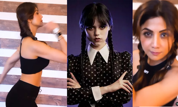Watch: Shilpa Shetty perfectly recreates Jenna Ortega s Wednesday dance