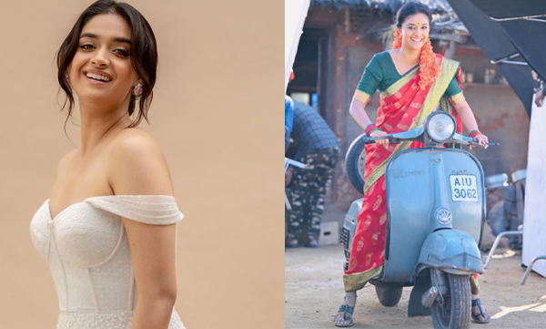 Keerthy Suresh shares happiness of wrapping up of her ambitious project. 