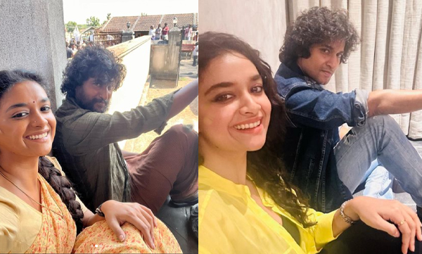 Keerthy Suresh shares happiness of wrapping up of her ambitious project. 