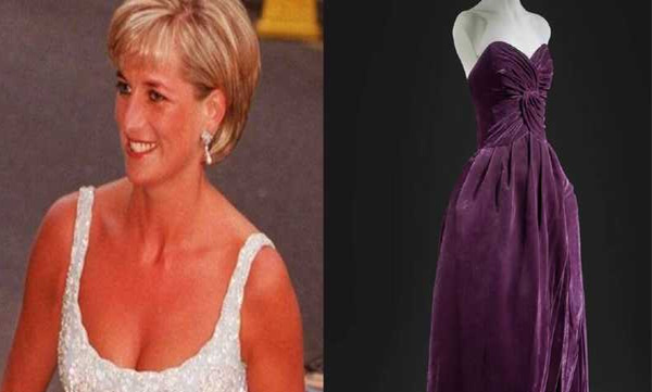Princess Diana's Purple Gown Up for Auction